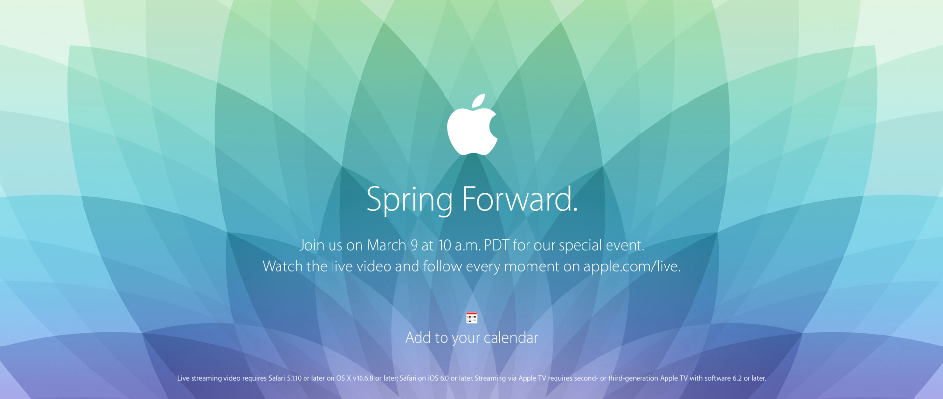 Duang一下，蘋果發(fā)布會(huì)3月9日就來(lái)了！主角會(huì)是Apple Watch嗎？